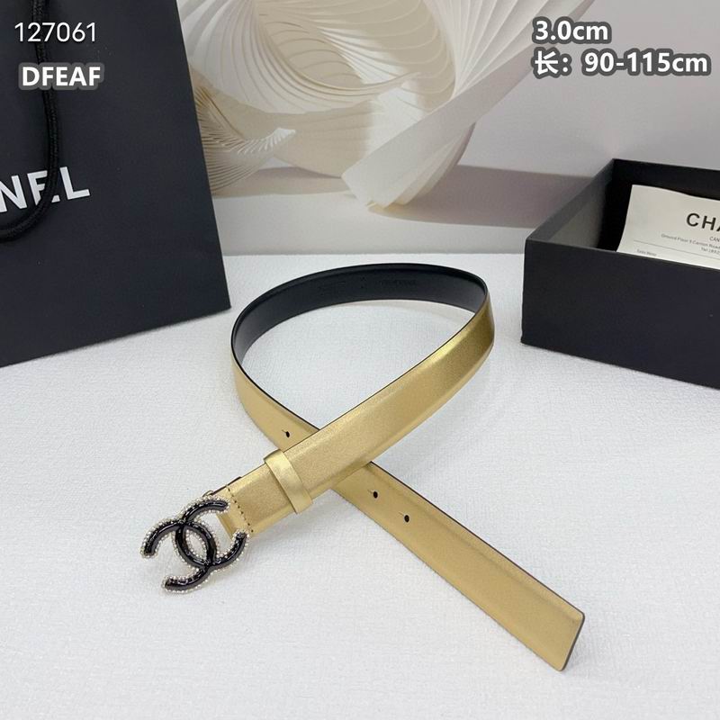 Chanel belt 30mmX90-115cm 8L (36)