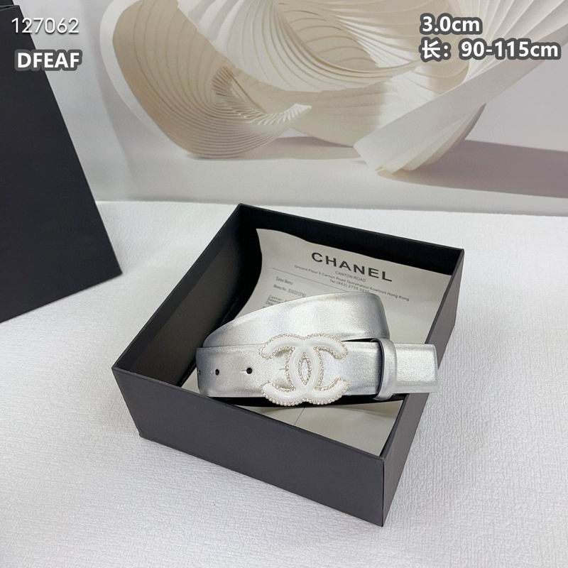 Chanel belt 30mmX90-115cm 8L (38)
