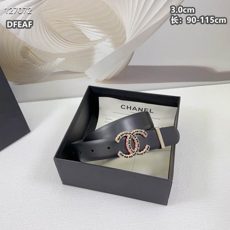 Chanel belt 30mmX90-115cm 8L (42)