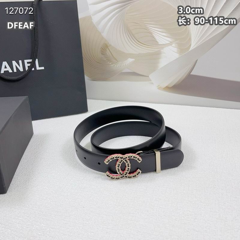 Chanel belt 30mmX90-115cm 8L (43)
