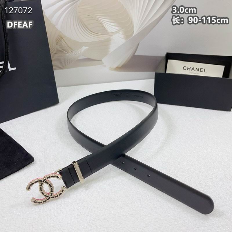 Chanel belt 30mmX90-115cm 8L (44)