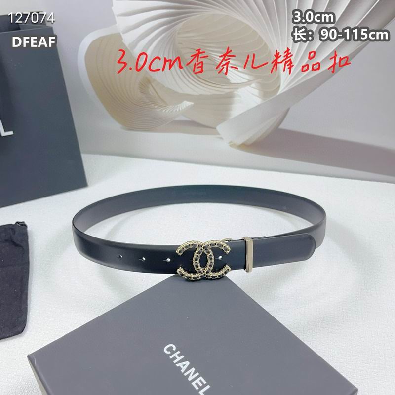 Chanel belt 30mmX90-115cm 8L (49)
