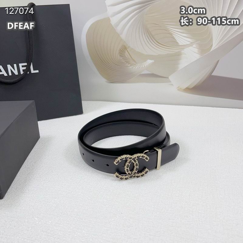 Chanel belt 30mmX90-115cm 8L (51)