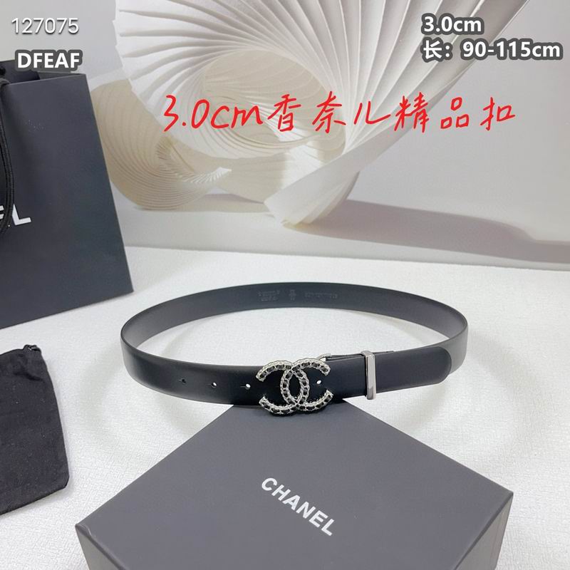 Chanel belt 30mmX90-115cm 8L (53)