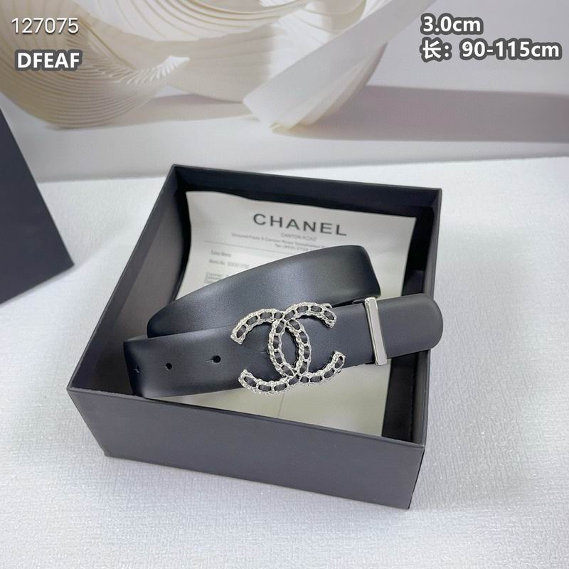 Chanel belt 30mmX90-115cm 8L (54)