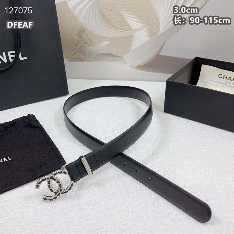 Chanel belt 30mmX90-115cm 8L (56)