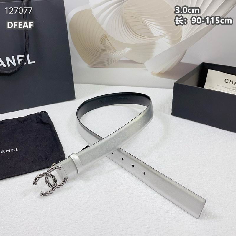Chanel belt 30mmX90-115cm 8L (60)