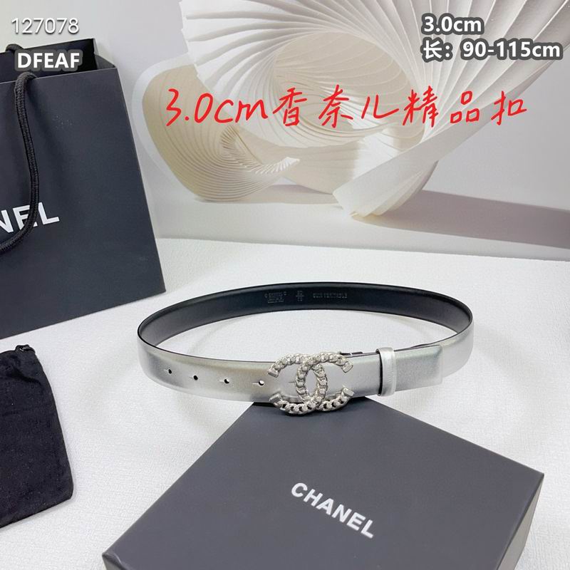 Chanel belt 30mmX90-115cm 8L (61)