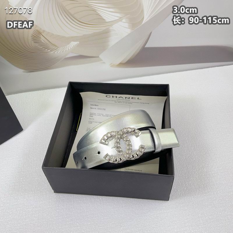 Chanel belt 30mmX90-115cm 8L (62)