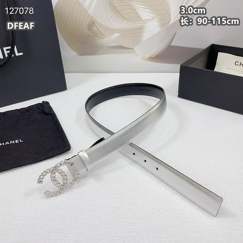 Chanel belt 30mmX90-115cm 8L (64)