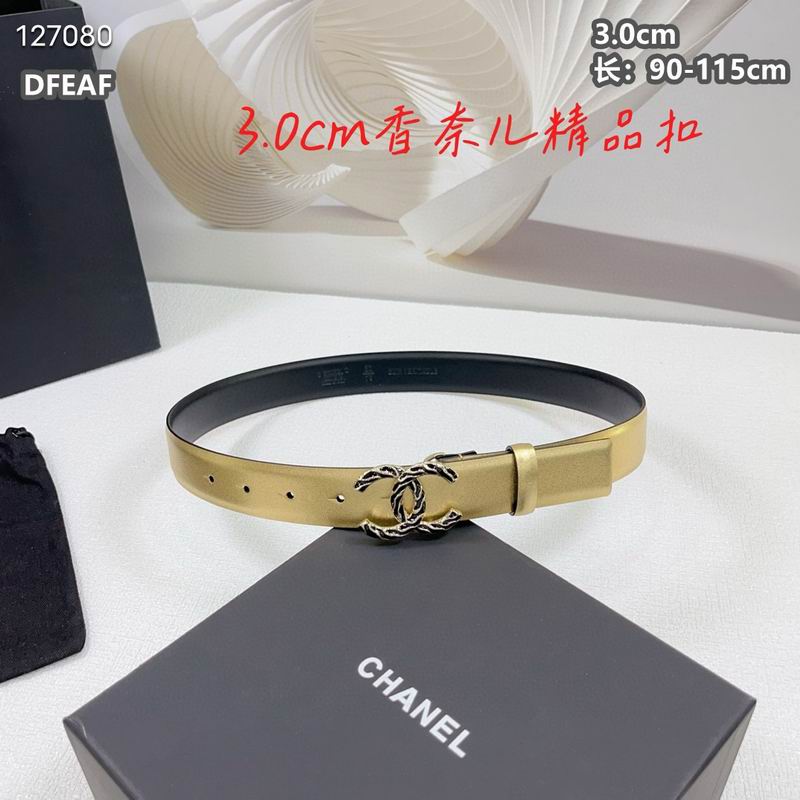 Chanel belt 30mmX90-115cm 8L (69)