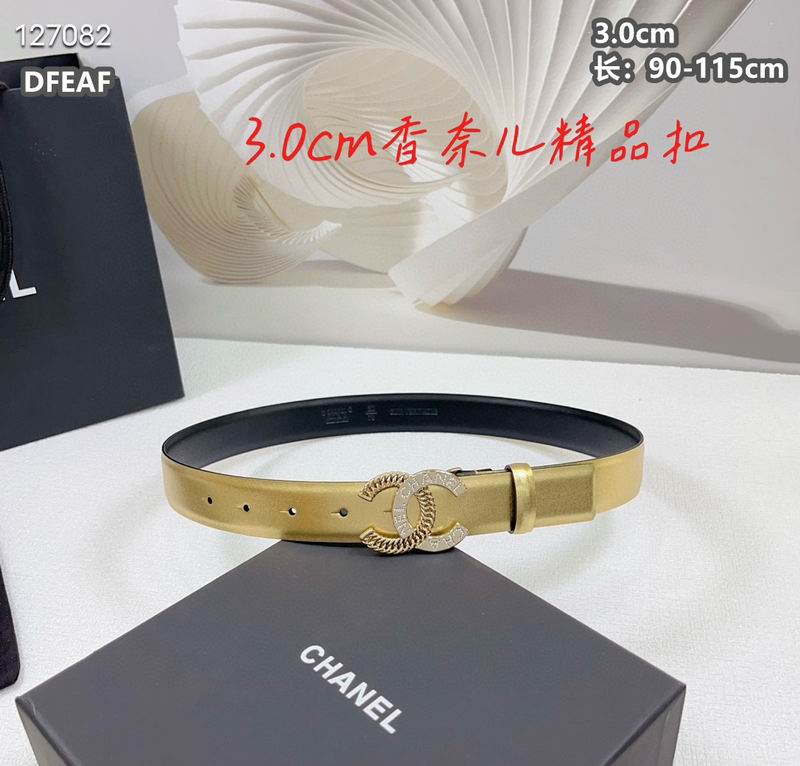 Chanel belt 30mmX90-115cm 8L (73)