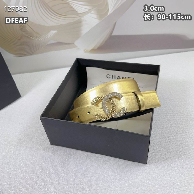 Chanel belt 30mmX90-115cm 8L (74)