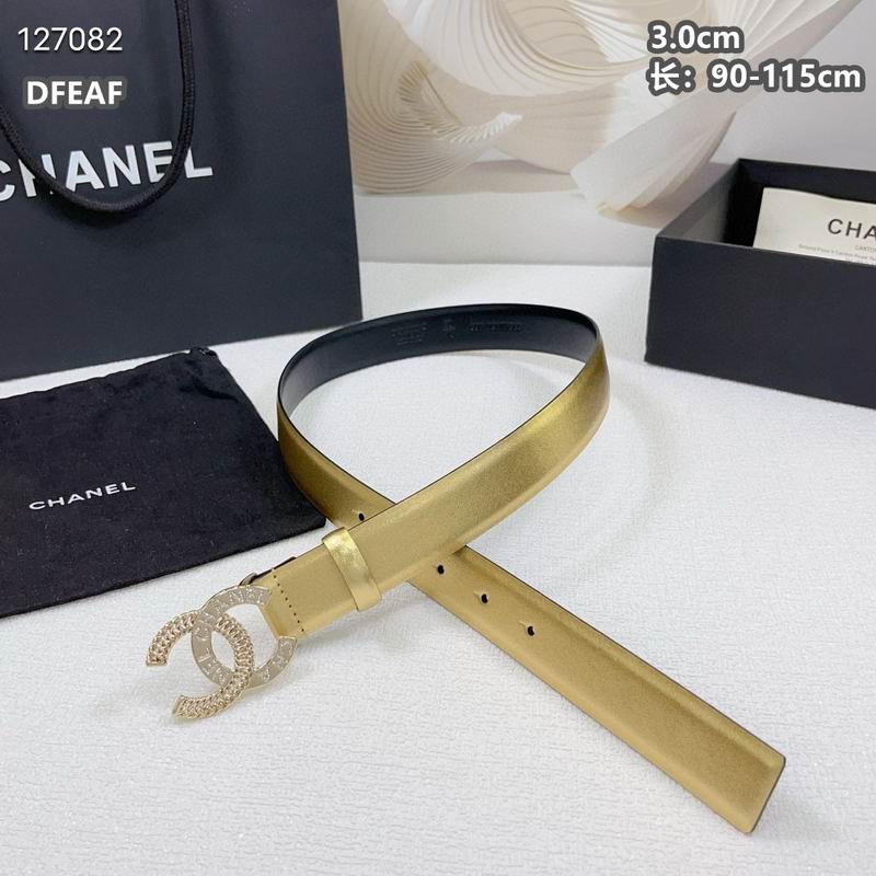 Chanel belt 30mmX90-115cm 8L (76)