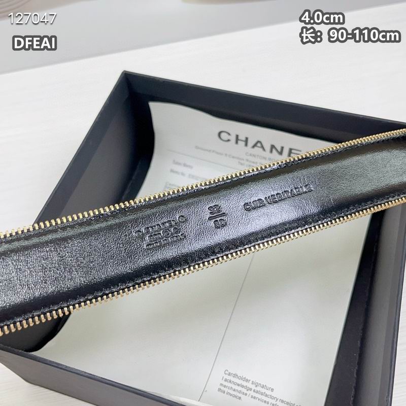 Chanel belt 40mmX90-115cm 8L (19)