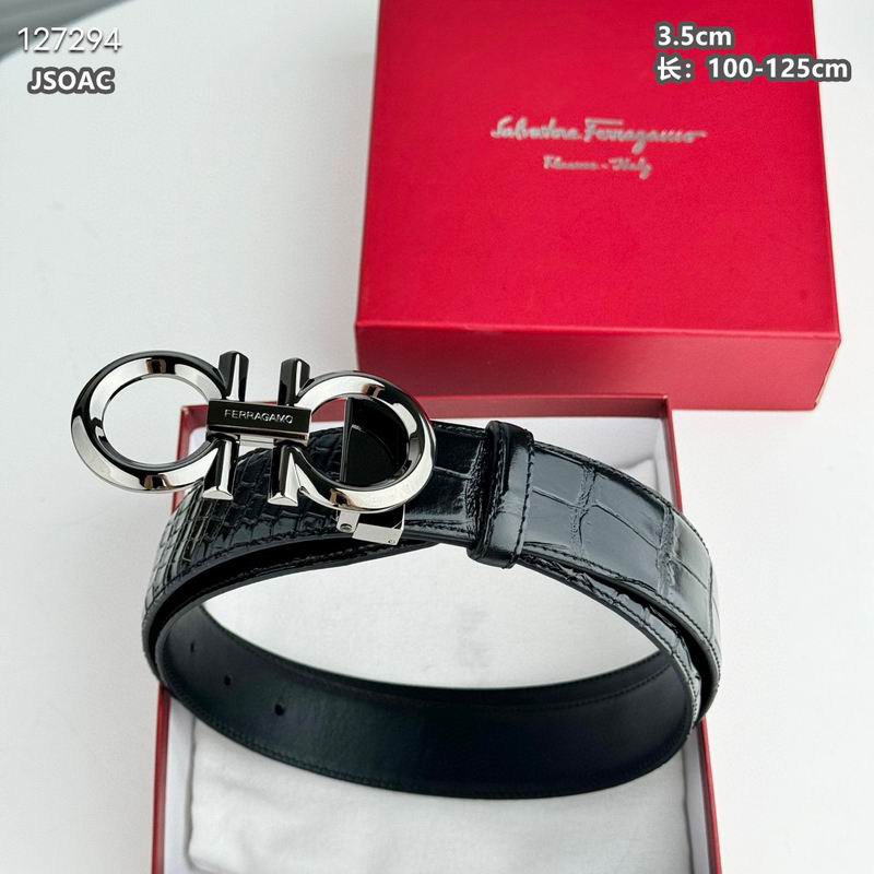 Ferragamo belt 35mmX100-125cm 8L (10)