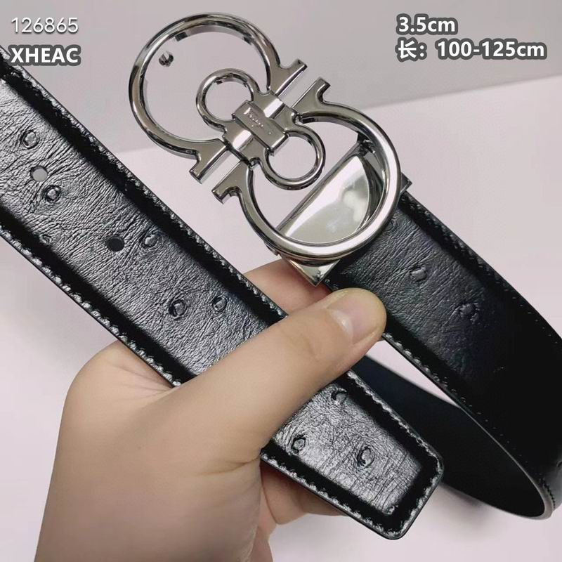 Ferragamo belt 35mmX100-125cm 8L (242)