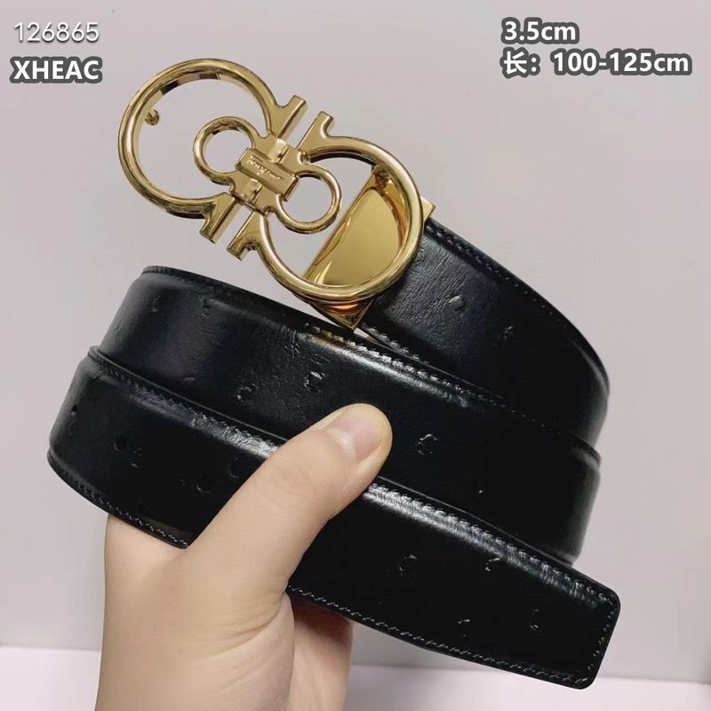 Ferragamo belt 35mmX100-125cm 8L (247)