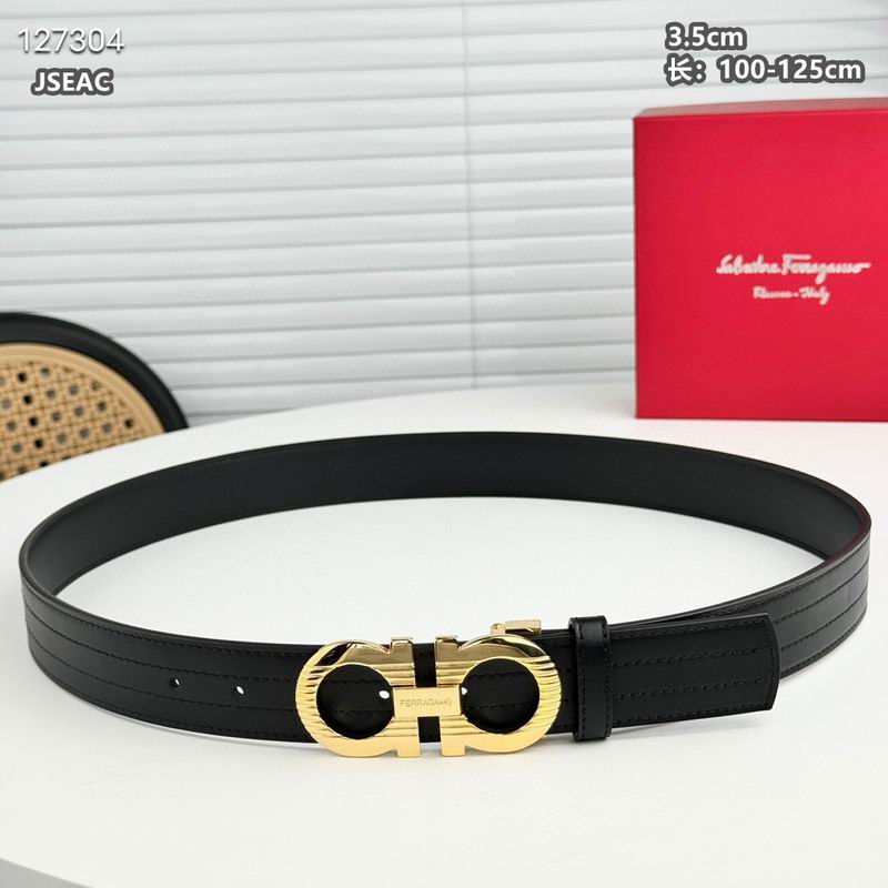 Ferragamo belt 35mmX100-125cm 8L (50)
