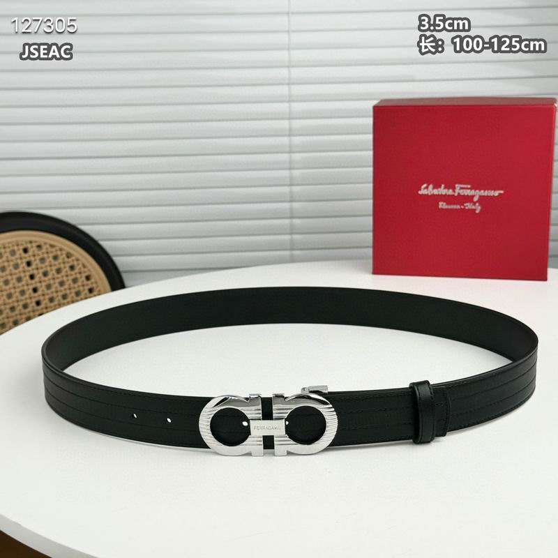 Ferragamo belt 35mmX100-125cm 8L (52)