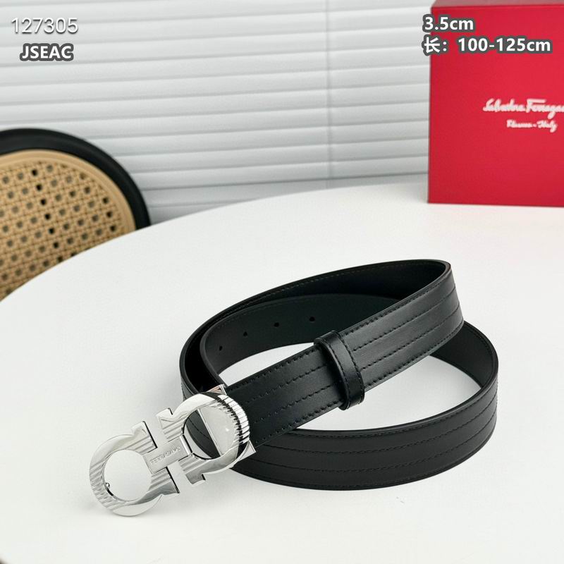 Ferragamo belt 35mmX100-125cm 8L (53)
