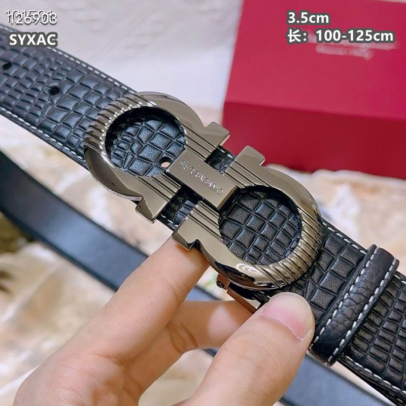 Ferragamo belt 35mmX100-125cm 8L (81)