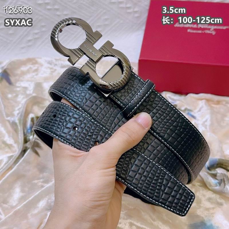 Ferragamo belt 35mmX100-125cm 8L (83)