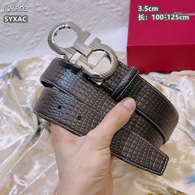 Ferragamo belt 35mmX100-125cm 8L (84)