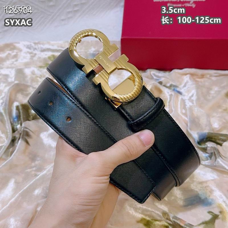 Ferragamo belt 35mmX100-125cm 8L (88)