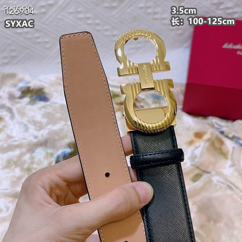 Ferragamo belt 35mmX100-125cm 8L (90)