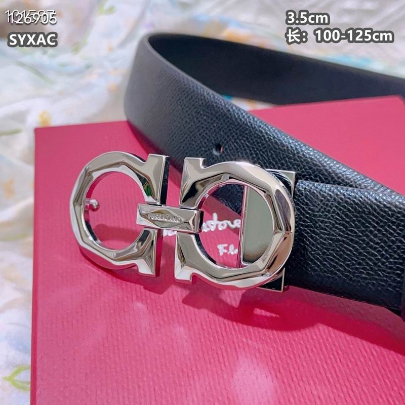 Ferragamo belt 35mmX100-125cm 8L (92)