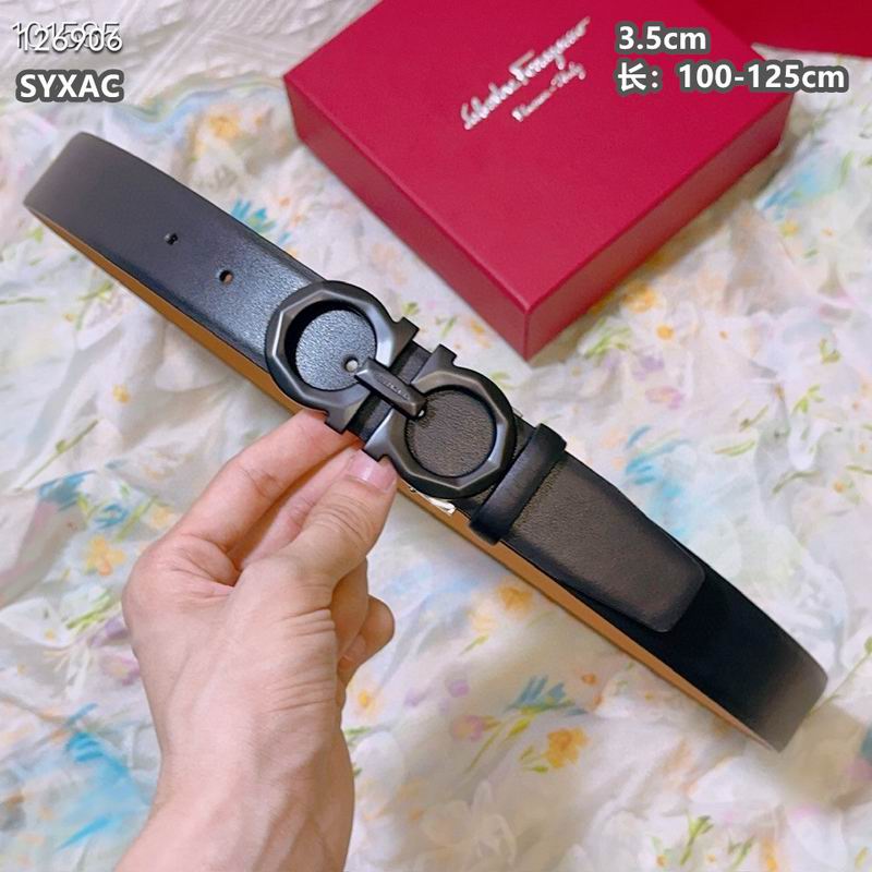 Ferragamo belt 35mmX100-125cm 8L (95)
