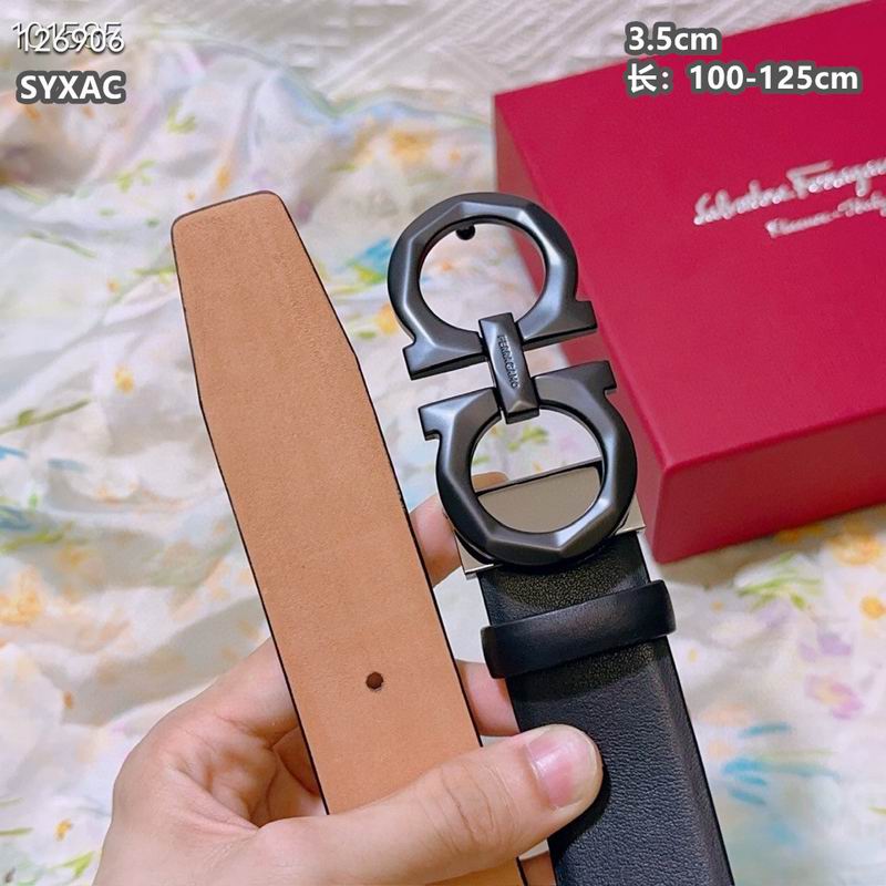 Ferragamo belt 35mmX100-125cm 8L (97)