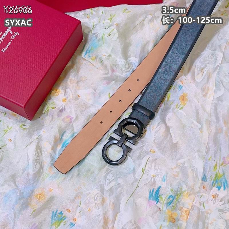 Ferragamo belt 35mmX100-125cm 8L (98)