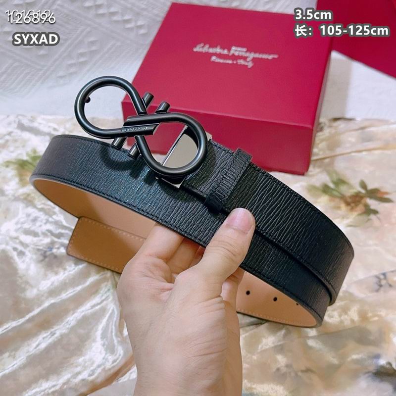 Ferragamo belt 35mmX105-125cm 8L (101)