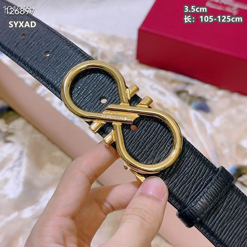 Ferragamo belt 35mmX105-125cm 8L (104)