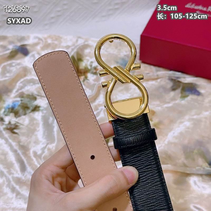 Ferragamo belt 35mmX105-125cm 8L (106)