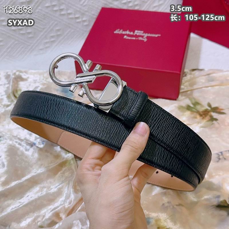 Ferragamo belt 35mmX105-125cm 8L (109)