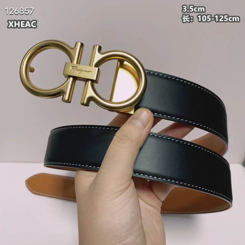 Ferragamo belt 35mmX105-125cm 8L (128)