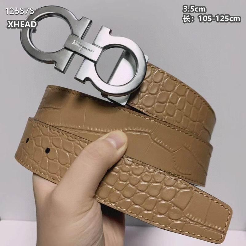 Ferragamo belt 35mmX105-125cm 8L (15)