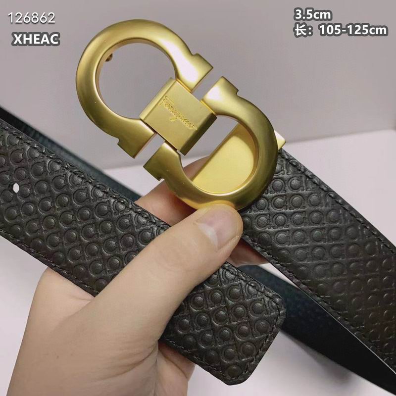 Ferragamo belt 35mmX105-125cm 8L (158)