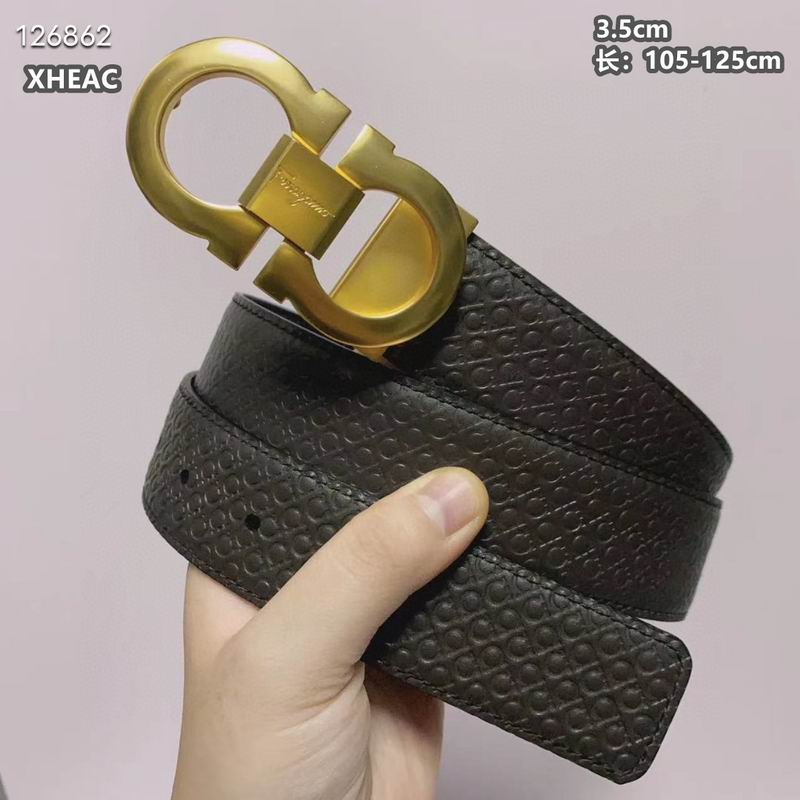 Ferragamo belt 35mmX105-125cm 8L (159)