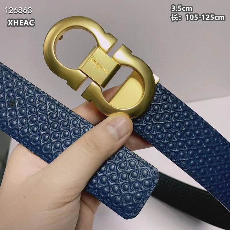 Ferragamo belt 35mmX105-125cm 8L (164)