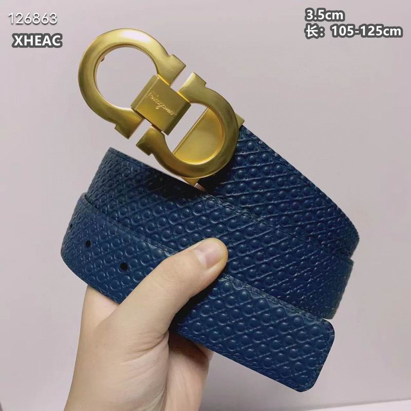 Ferragamo belt 35mmX105-125cm 8L (165)