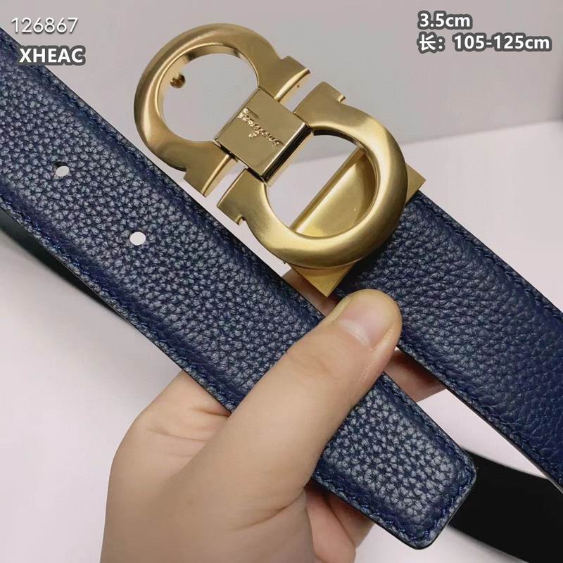Ferragamo belt 35mmX105-125cm 8L (175)