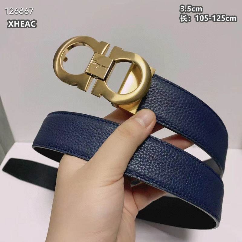 Ferragamo belt 35mmX105-125cm 8L (176)