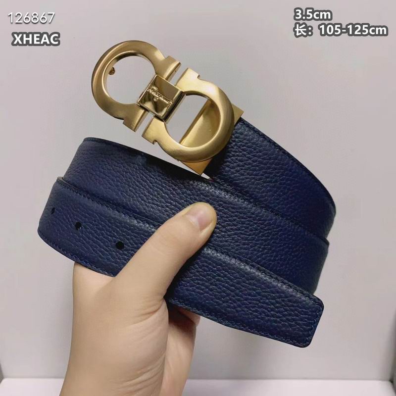 Ferragamo belt 35mmX105-125cm 8L (177)