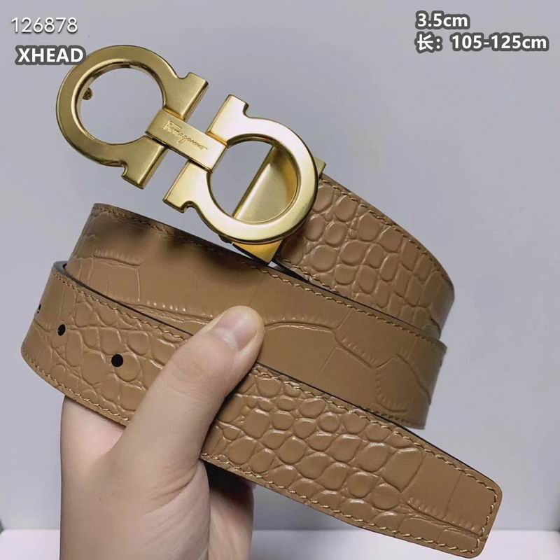 Ferragamo belt 35mmX105-125cm 8L (18)