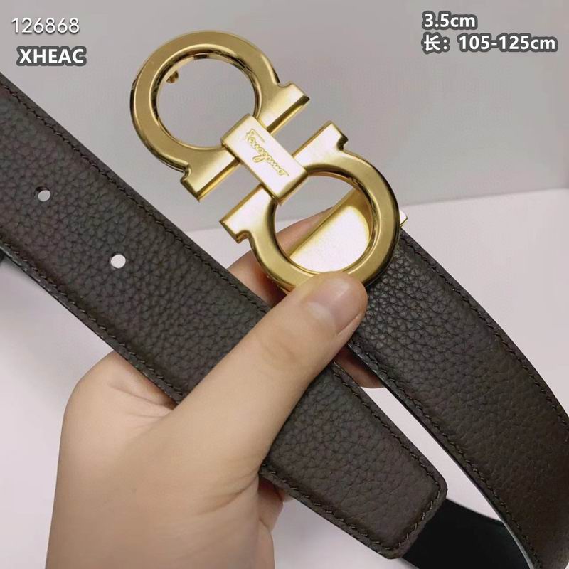 Ferragamo belt 35mmX105-125cm 8L (181)