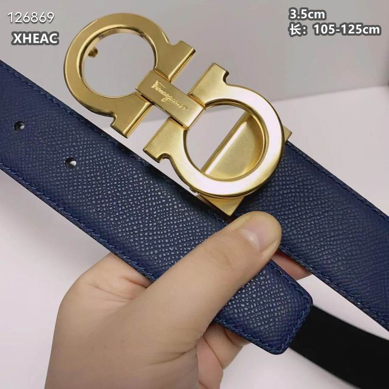 Ferragamo belt 35mmX105-125cm 8L (187)